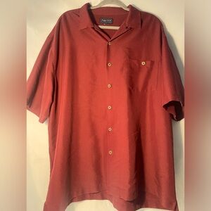 Indygo smith xxl red men’s button up shirt